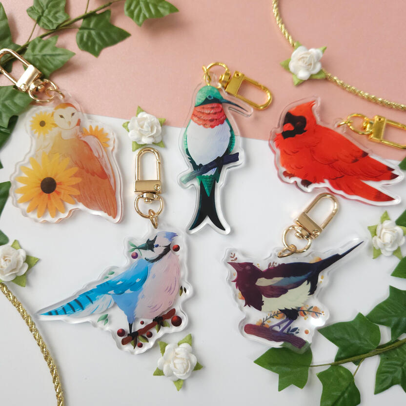 Birds of the Midwest Charms